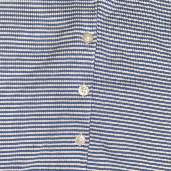 ‼️SOLD‼️ BRANDY MELVILLE blue button up top - Picture 4 of 4